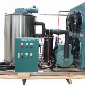 10T/day Flake Ice Machine for Meat Processing Supermarket Seafood Icing