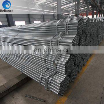 Accept the third party inspection diameter 88.9mm water galvanized threading circular steel pipe