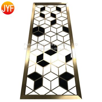 JYFQ0161 Customized interior decoration laser cut metal screen room divider for sale