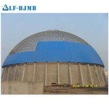 Prefabricated Light Steel Space Frame Structure Dome Roof Coal Storage Shed Building photo-3