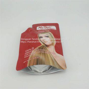 500ml hair conditioner hot hair dye paste electric hair water aluminum foil vertical packaging bag