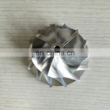 GT3037 57.04/76.13mm452708-0001 7+7 blades high performance milling/aluminum 2618/Billet compressor wheel for 700382-12/700177-7