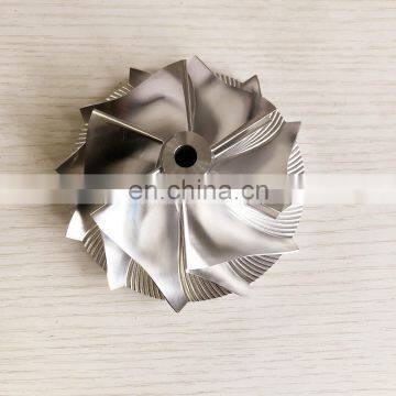T76 6+6 Blades 76.71/102.35mm Turbo Aluminum 2618/milling/billet Compressor Wheel for Racing