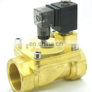 GOGO 2 way Pilot Diaphragm Brass 220v ac water pneumatic normally closed electric Solenoid Valve 1 1/2" BSP 35mm PX-40 NBR