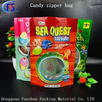 Food grade self - sealing self - packing bag candy plastic bag snacks self - sealing plastic bag
