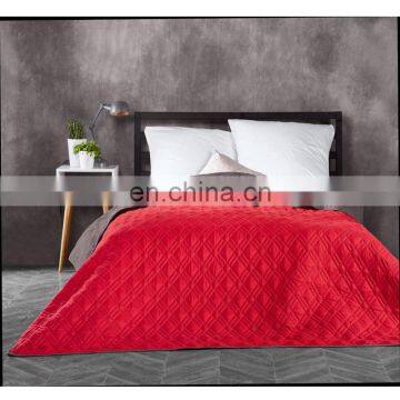 American commercial style beautiful quilted bedspreads bed spread set