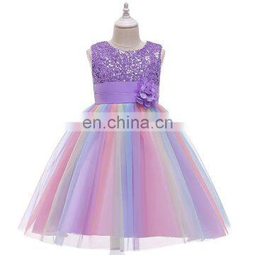 Girls  princess dress girl's Christmas frock children's wear