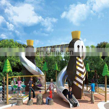 New arrival and good quality large outdoor slide playground