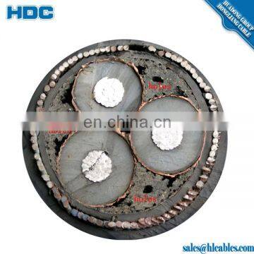 3cores 185mm2 Aluminum Conductor YJLV32 Armoured 24kv Underground Cable