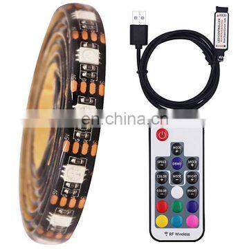 5V 5050 RGB LED Strip Light TV Backlight 1M 2M 3M With RF Wireless Remote TV Back Light