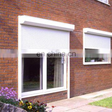 Security Motorized aluminum roller shutter window