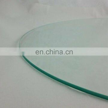 China Wholesale Safe Tempered Glass For Dining Table Round Clear Glass Table Top
