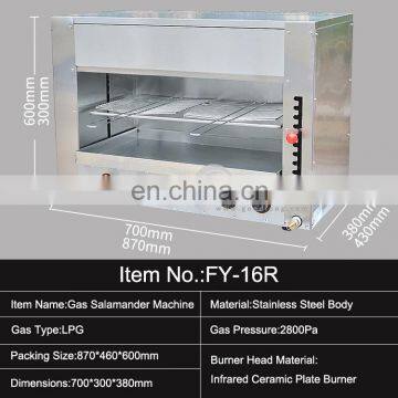 Commercial Gas Salamander Grill 6 BURNER LPG Salamander Grill Machine Stainless Steel Salamander For Restaurant Hotel photo-3