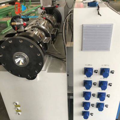 SJSZ51 Double Screw Plastic PVC PP PE Extruder Machine For Pipe Edge Banding Wall Ceiling Panel Making Machine photo-2