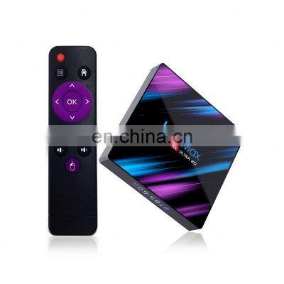 Hot Selling H96 Max 3318 Rk3318 4K Quad Core Ram 4Gb Rom 64Gb Dual Wifi Os Android 9.0 Tv Box OEM Welcome