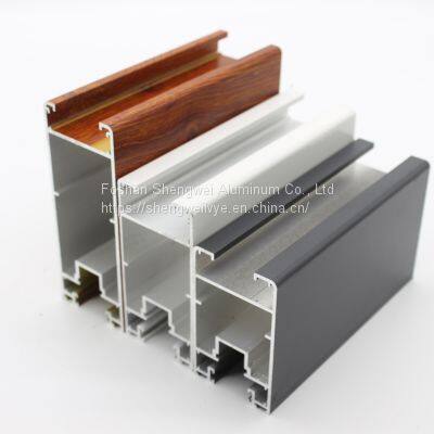 Chinese manufacture supplies aluminium extrusion profile for windows sliding glass door and windows