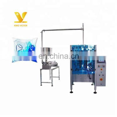 Hot sell automatic ro pure water liquid mango juice pouch filling packaging machine