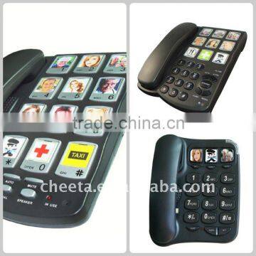 Vivid Photo memory button telephone