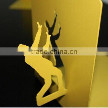 Metal Book Ends With 3D Pattern L1003 photo-3