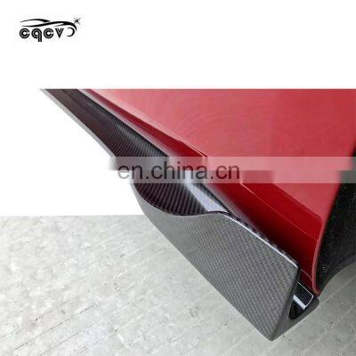 Factory Price High Quality Carbon Fiber Frontl ip Side Skirt Diffuser for Tesla Model 3 photo-5