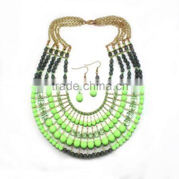 Fashion wedding jewelry set , african jewelry sets beaded ,african beads wholesale fashionable jewerly