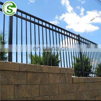 Direct factory cheap price wrought iron fence Ornamental powder coated galvanized fence