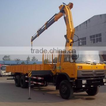 Dongfeng 8ton truck mounted crane 6x6