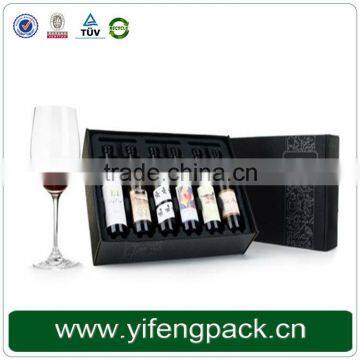 Hot Sale Leather Wine Bottle Holder Gift Box For Single Bottle With Wine Tool Set