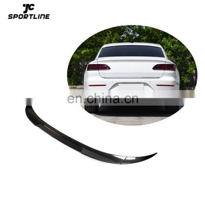 Carbon Fiber Rear Trunk Spoiler for Volkswagen Arteon Hatchback 4-Door 2019-2020