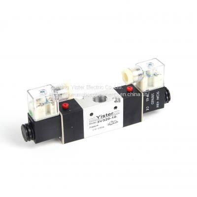 AC110V 2 position 3 way 3V320-10 double solenoid valve