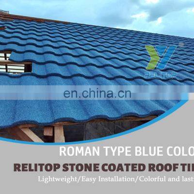 Cheap Building Roofing Materials Roman Type Stone Coated Metal Roof Tiles Color Steel Roof Tile Price photo-4