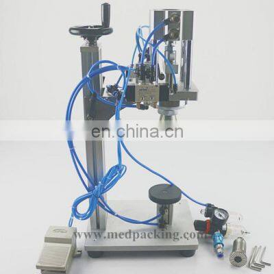 YTK-5.LTX-80 ручные пневматические машины для закручивания крышек на стеклянные флаконы для парфюмов и лекарств photo-2