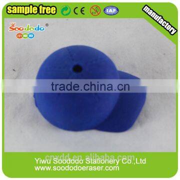 novelty hat shaped eraser special shape