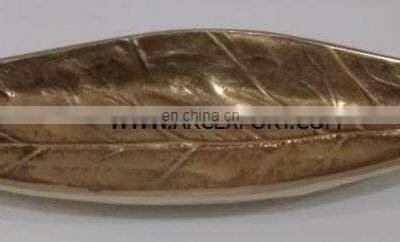 Brass Antique Leaf Tray photo-3