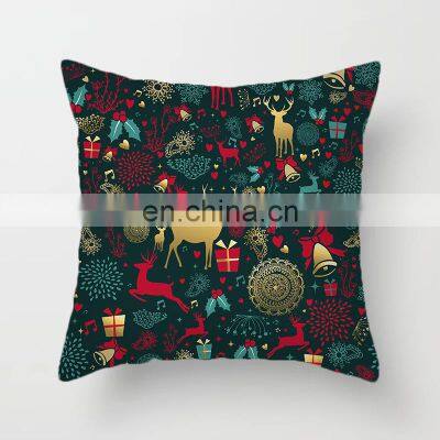 Good Quality Customize Green Luxury 2022 Kids Merry Cushion Decorative Pillow Covers Christmas