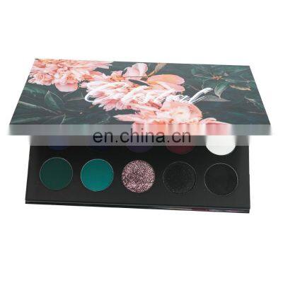 Mermaid Magnetic 6 Eyeshadow Palette With Mirror Custom Logo Pigmented Powder Nude Rainbow Eyeshadow Packaging