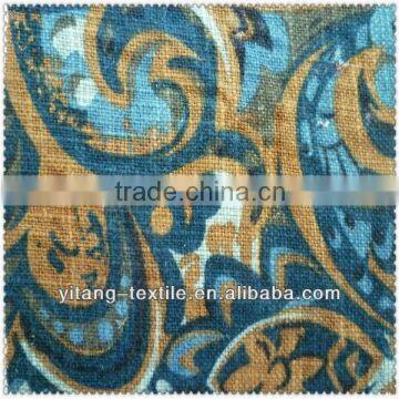 Hot sale linen cotton printing fabric