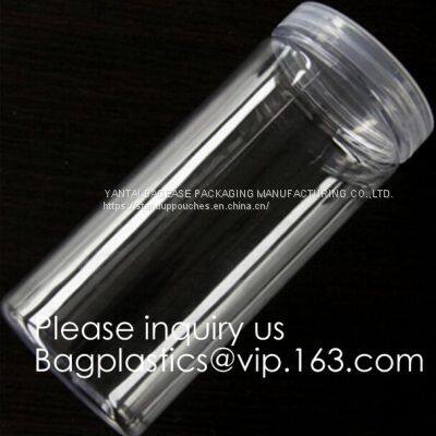 Pet Plastic Bottle Container for Candy Cookies Food Packaging,250ml 500ml PET Plastic Container Bottle Jar f photo-4