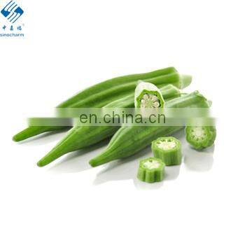 Fresh and good-taste  top quality IQF Frozen  Okra Whole