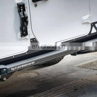 Furyengraver Side Step Bar With Light for Jeep Wrangler JL Running Boards Nerf Bars for Jeep From Maiker