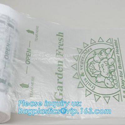 Eco-Friendly Compostable Food Storage Frozen Fresh Bags On Roll, Biodegradable Bag Compost Sac Eco Friendly Plastarch photo-4