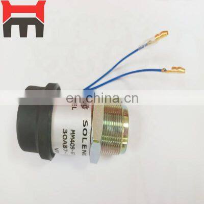 12V Shutoff Stop Solenoid valve MM409-67001 For Engine S3L2-E2 S4L2 L2E