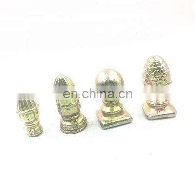 OEM Factory Wholesale Promotional Hot Sale Decorative Cast Iron Fence Post Caps