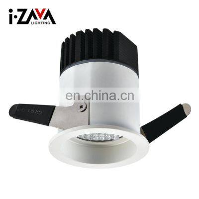Recessed Mounting Decorative Anti Glare Aluminum Ip44 10w 12w Modern Cob Led Spot Lighting photo-4