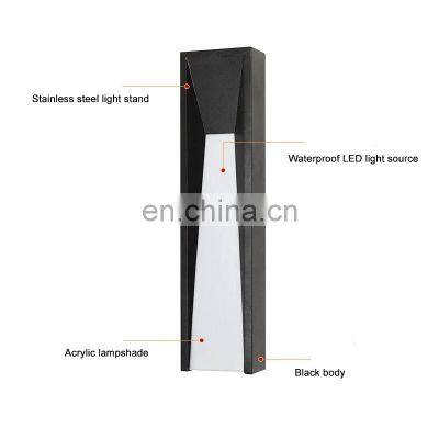 Stainless Steel Modern Garden Light Outdoor External Interior Outside Wall Light LED Outdoor Wall Lamp