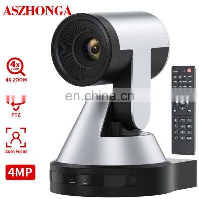 10X ZOOM PTZ Office Conference System School Distance Education 2K Live Streaming Camera Autofocus Tracking USB Driver Free photo-2