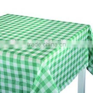 2016 CPE square printed table cloth for home and restaurant use