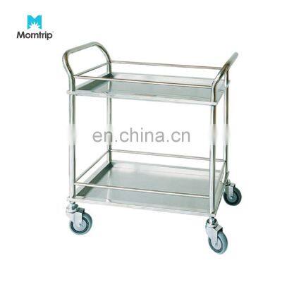 Lowest Price Custom Stainless Steel Emergency Medicine Trolleys Drug Cart Moving Medicine Trolley For Hospital Use