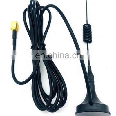 Gsm Antenna Rubber 2G 3G 4G LTE Plastic Antenna 868~2700Mhz Spring SMA Male for RG174 Cable photo-5