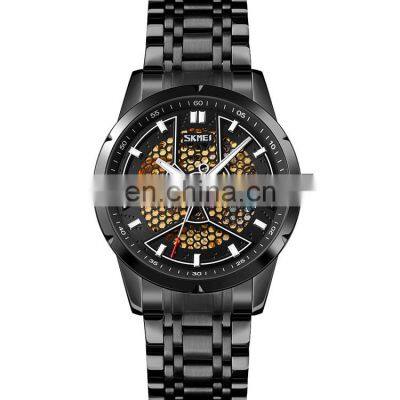 Wholesale top selling wristwatch Skmei 9225 new model automatic movement stainless steel mechanical men watches